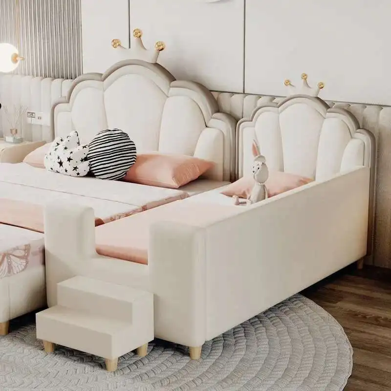 

House Girls Luxury Bed Modern Soft Design Loft Children Beds Frame Mattress Pedicure Letto Matrimoniale Entrance Hall Furniture
