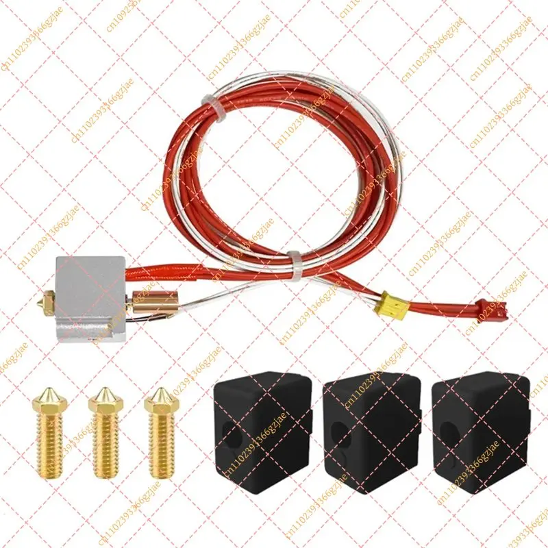 FY XB-For FLSUN V400 Compatible Hot End Replacement Part- Printer Head 0.4Mm Nozzle Extruder Heater NTC V400 3D Printer