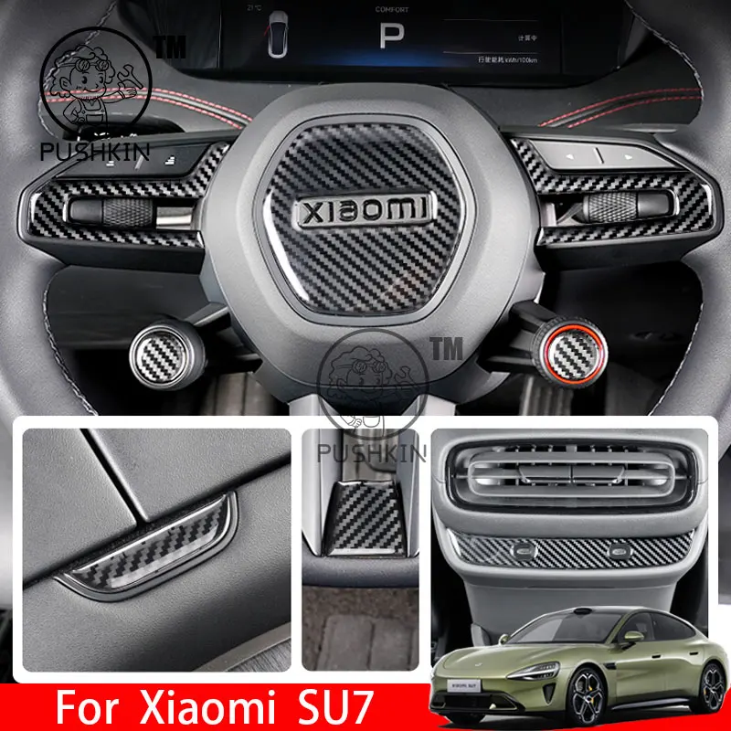 

For Xiaomi SU7 2024 2025 2026 Car Protective Film Central Control Shift Button Conditioning Button Accessories