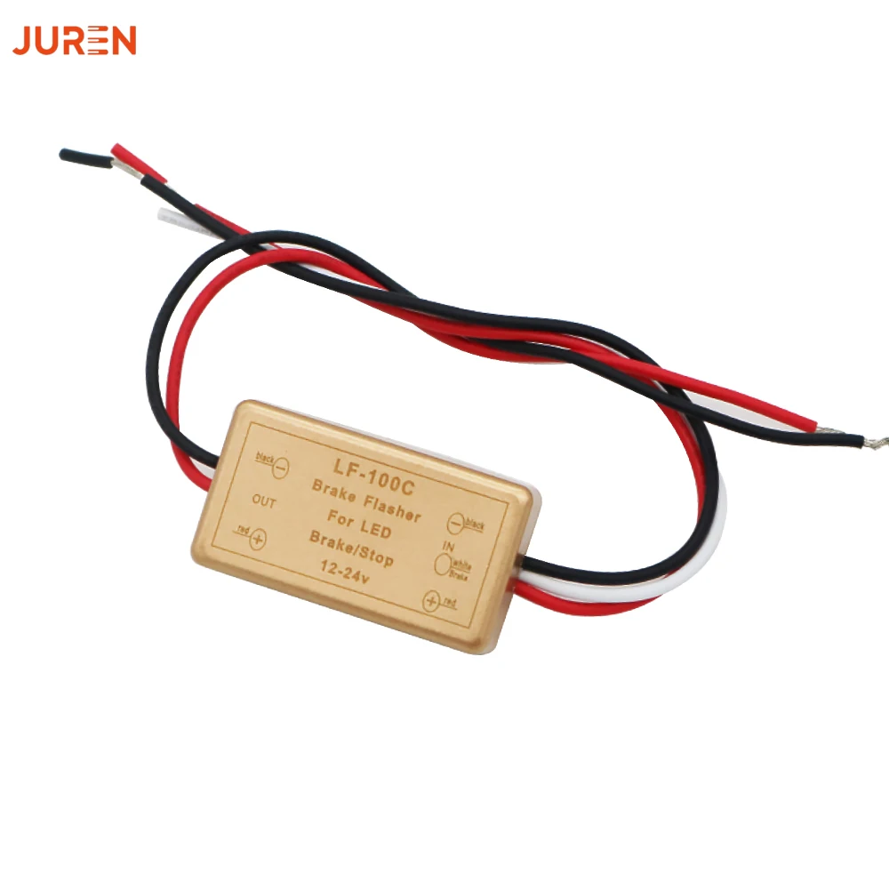 

Juren 1pcs Flash Strobe Controller Flasher Module for Brake Stop light LF-100C