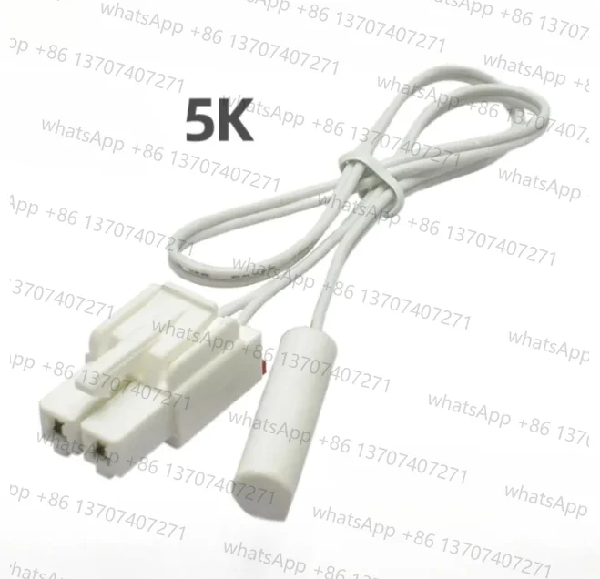 Sensor de Temperatura para Accesorios de Refrigerador, Sensor de Descongelación de 5K, Control de Temperatura de Descongelación, Sonda de Temperatura