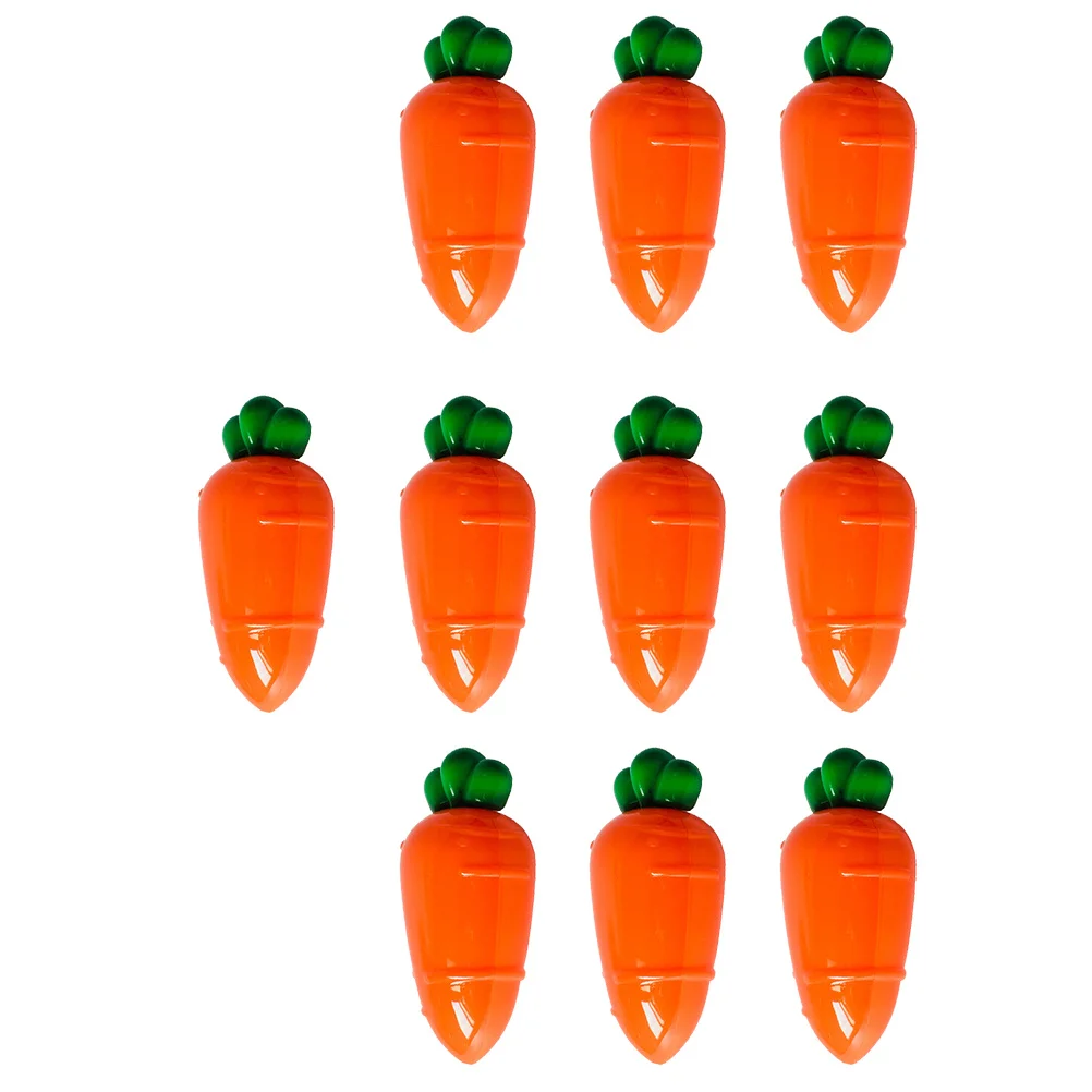 

10Pcs Carrot Shaped Candy Box Durable Exquisite Workmanship Smooth Surface Elegant Romantic Atmosphere Gift Package Wedding