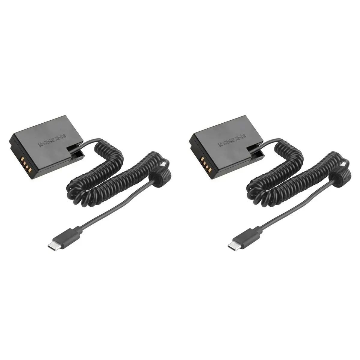 update. 2X ACK-E18 DR-E18 LP-E17 Dummy Battery Type-C Power Coupler for Canon EOS 200D 200D II 250D 750D 760D AC Adapter Kit