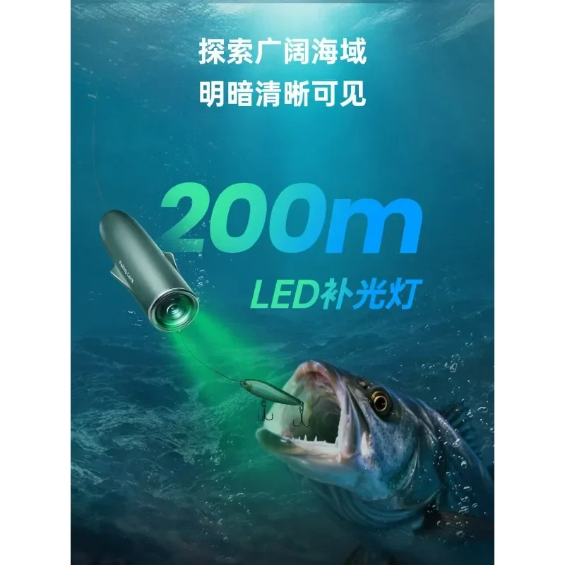 Action camera Underwater camera Visual mobile phone version, wireless underwater camera 2024 new high definition