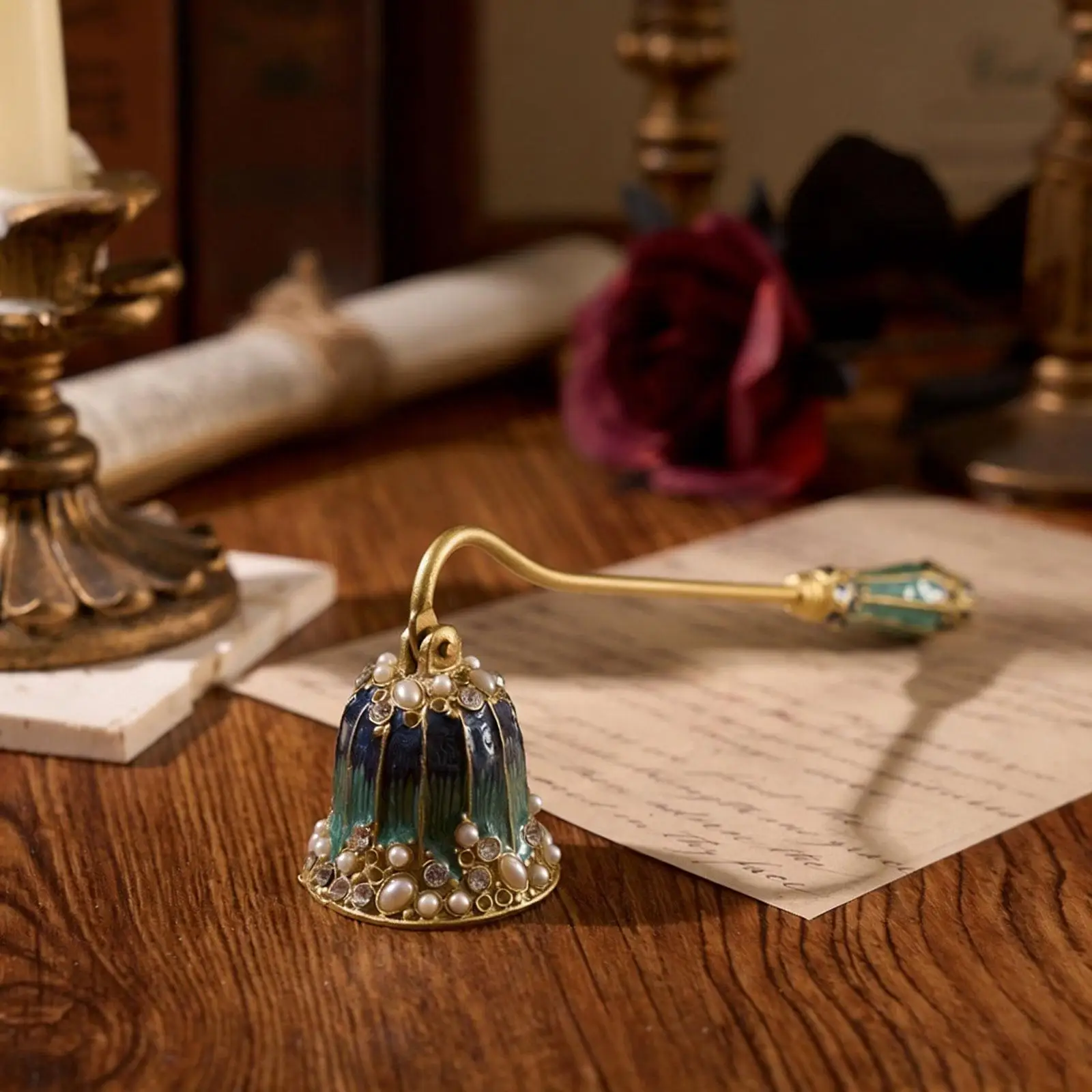 Candle Snuffer Extinguisher Durable Zinc Alloy for Gothic Candle Holder Pillar Candle Safe Flame Putting Out