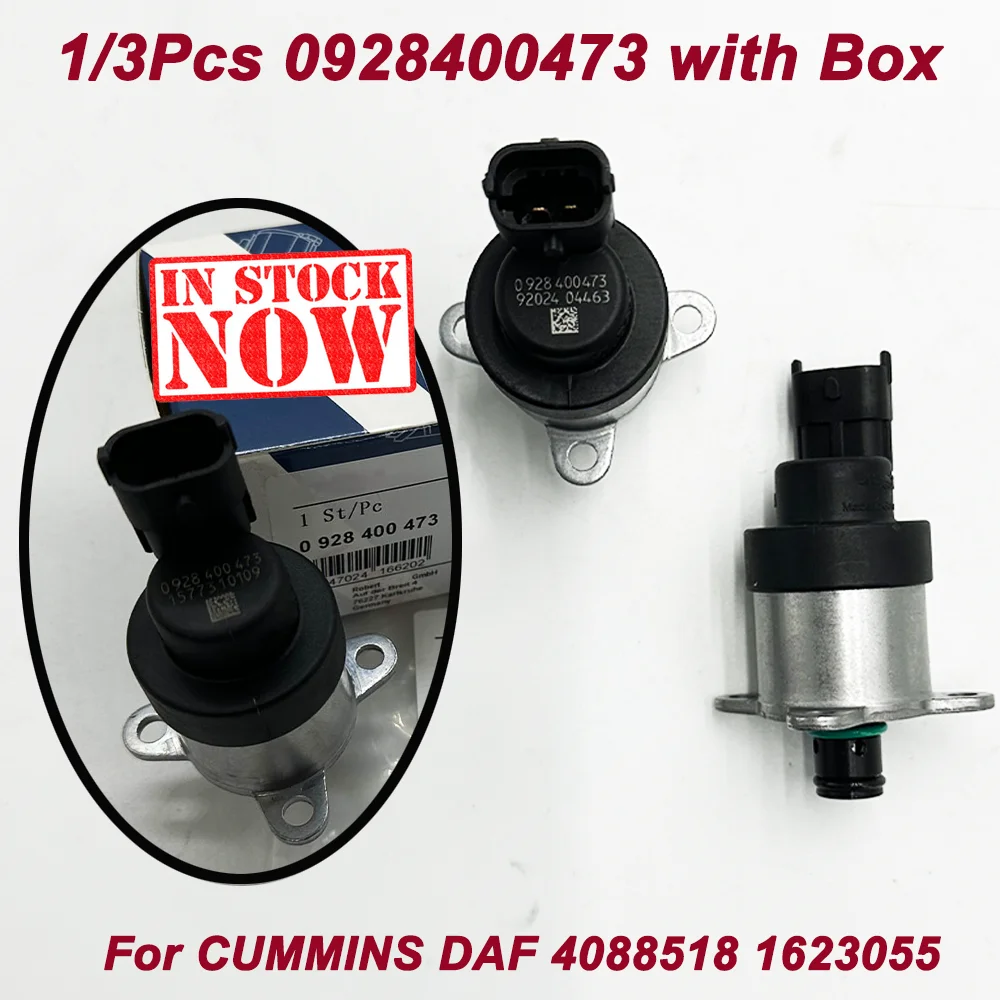 1/3Pcs OE 0928400473 New Fuel Pressure Regulator Control Valve For CUMMINS DAF 4088518 1623055 0928400617 0928400627 0928400484