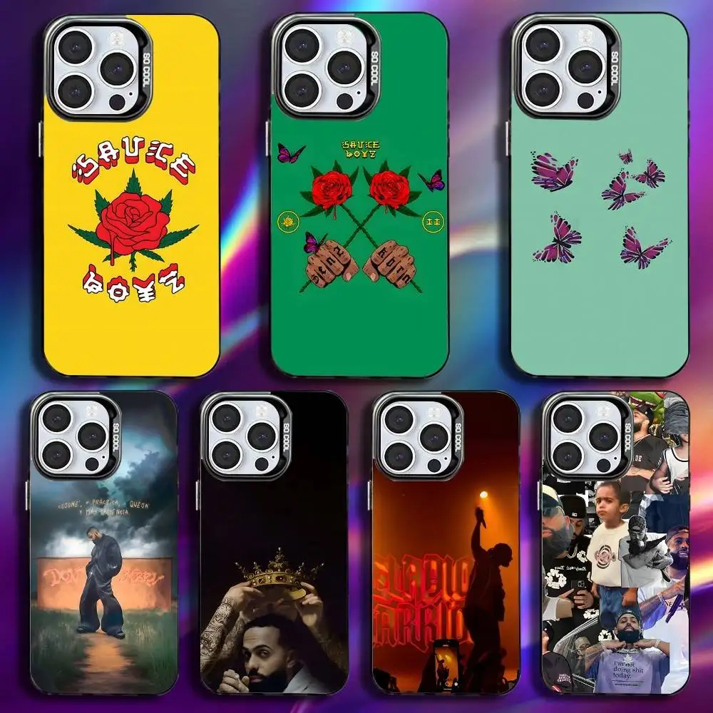 

E-Eladio Carrion Sauce Boyz Phone Case For iPhone 16,15,14,13,12,11,Pro,Max,Plus,Mini,XS,SE Anti Fall Black Matte Hard Bumper