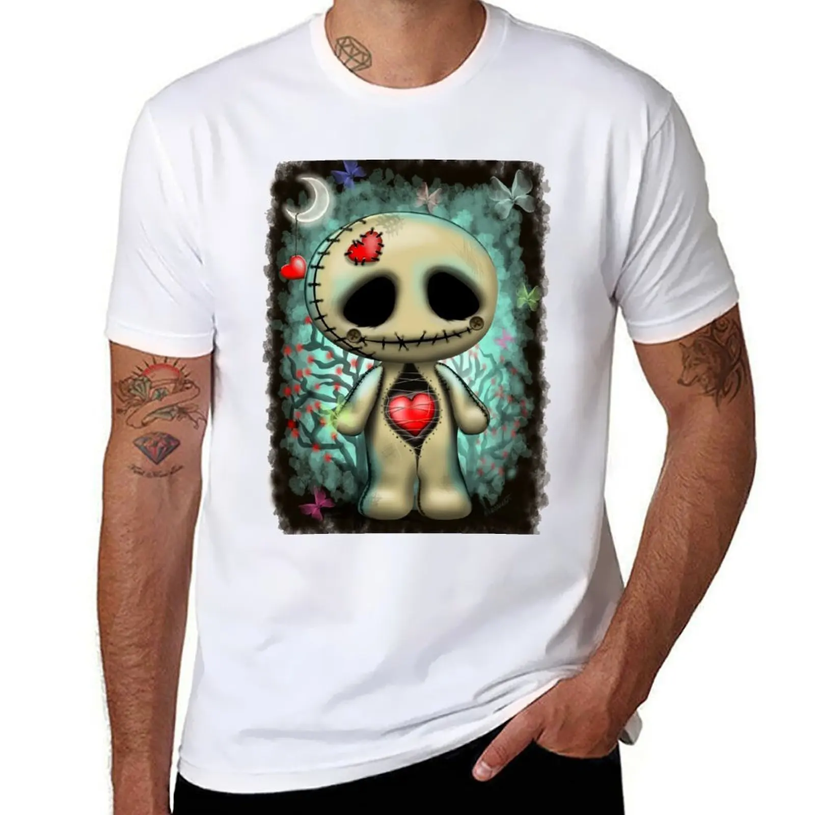

Love Creepy Cute Voodoo Doll T-Shirt funny t shirts dark humor t shirt man casual T-Shirt