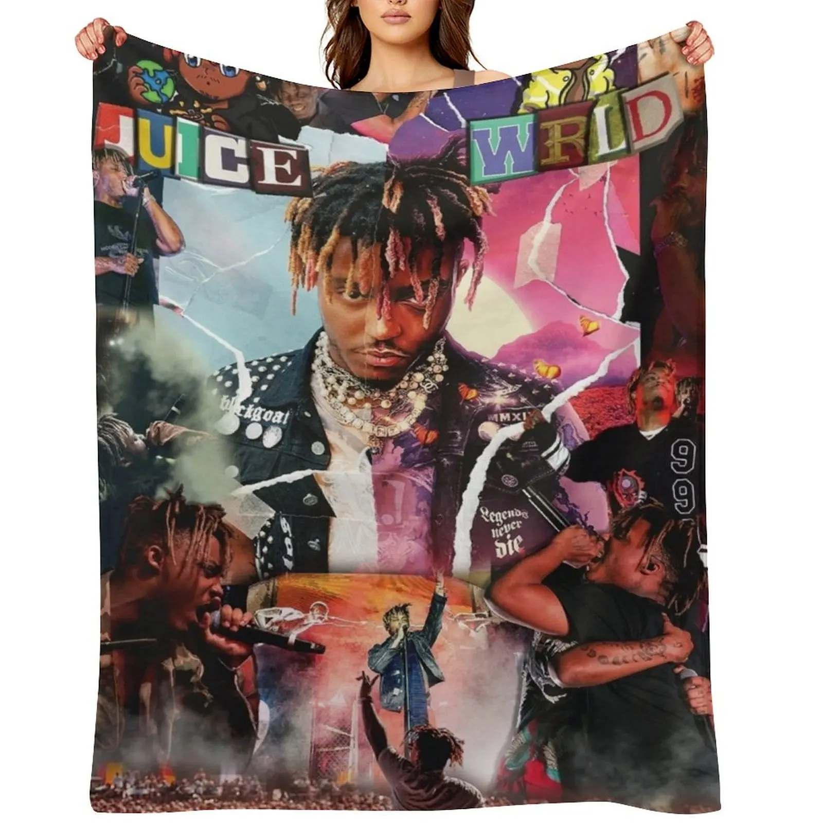 

all about J. Wrld Throw Blanket Personalized Gift Tourist Kid'S blankets and throws Blankets
