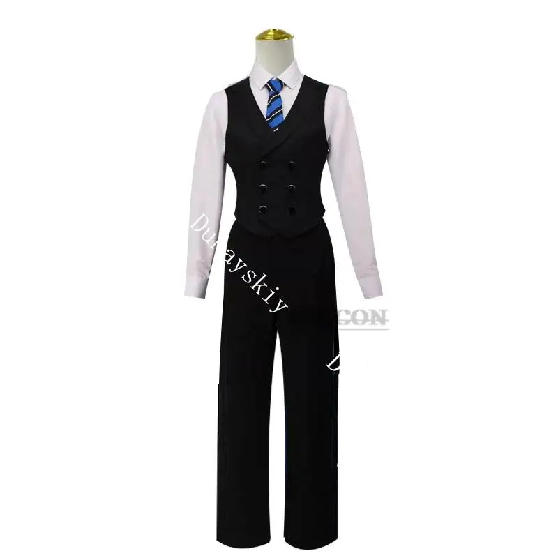 2024 Anime Black Butler Cosplay Costume DK School Uniforms Unisex Activity Party Role Play Clothing ring wig blindfold suit set