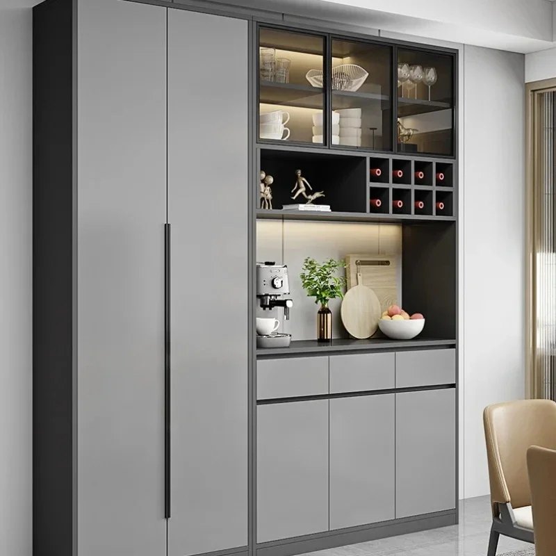 New Liquor Home Wine Cabinets Display Living Room Modern Storage Wine Cabinets Simplicity Glass Botellero Vino Furniture