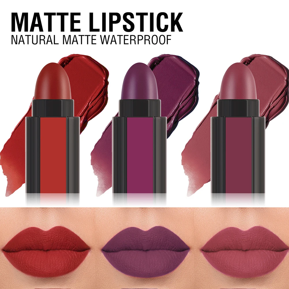 5-in-1 Matte Lipsticks Long Lasting Waterproof Lip Gloss Valentine\'s Day Gift