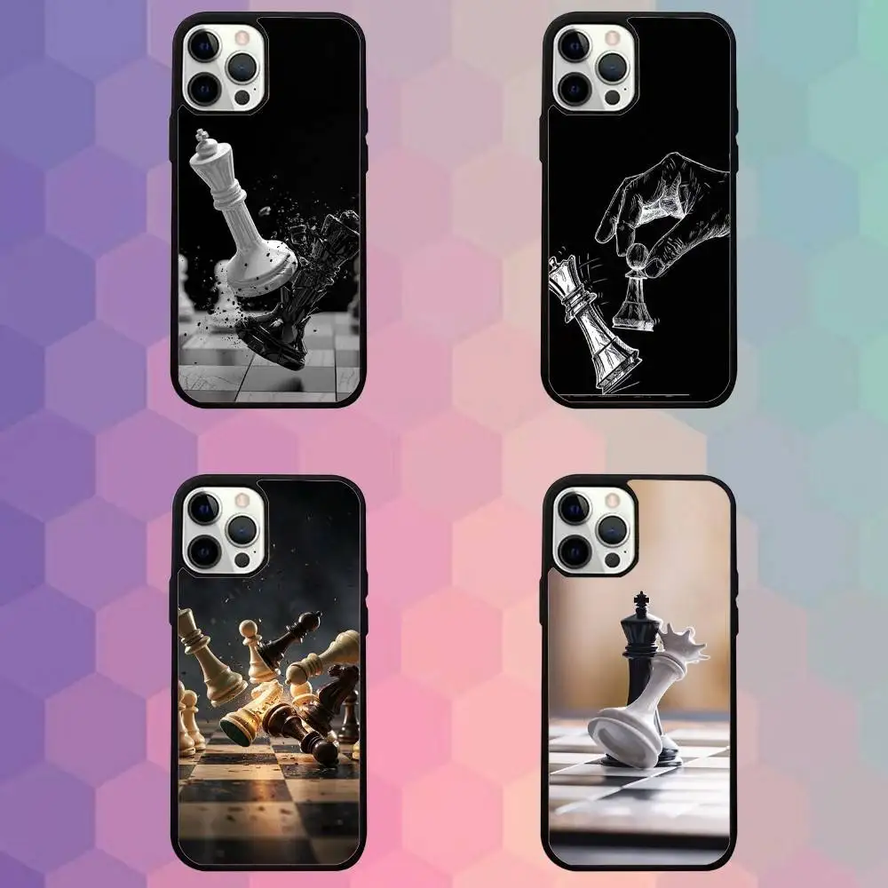

Cool Chess Art Phone Case For iPhone 16e,16,15,14,13,12,11,Plus,Pro,Max,Mini Magsafe Magnetic Wireless Charging