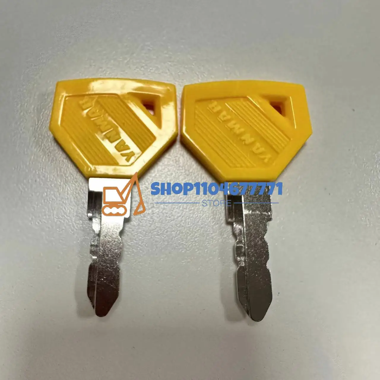 10 шт. 52160 Ключ зажигания 198360 -52160 для машин Yanmar, экскаватор, грейдер, демпфер SC2400 SC2450 EX2900, трактор John Deere