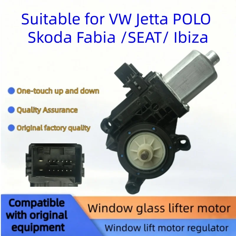 Power Pindow-motor voor Jetta POLO Amarok Skoda Fabia SEAT Ibiza 6R0959801 6R0959802 6R0959801M 6R0959801A 6R0959802P 6R0959802/Q