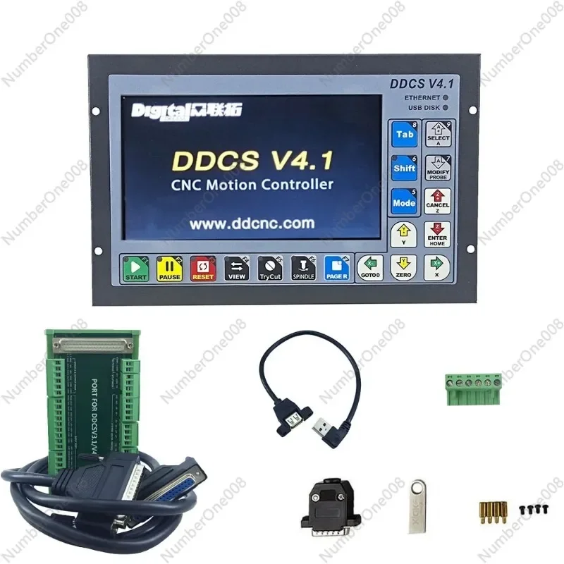 

DDCS V4.1 Standalone Motion Controller Offline Controller Support 3/4 Axis USB CNC Controller Interface Replace Mach3