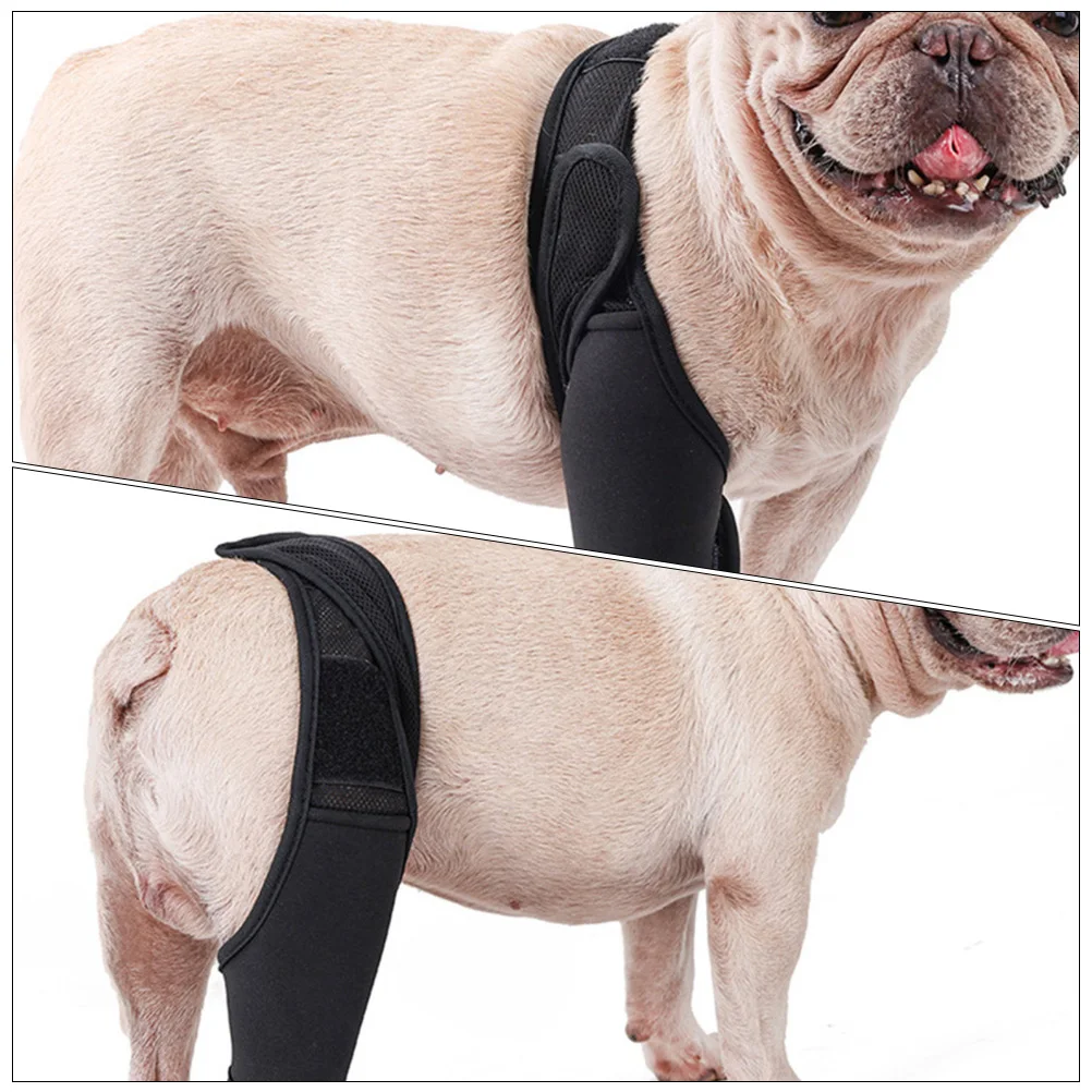 

Dog Leg Brace Neoprene Support Adjustable Compression Sleeve for Knee ACL Injuries Senior Puppy Weak Joint Care Breathable Mesh