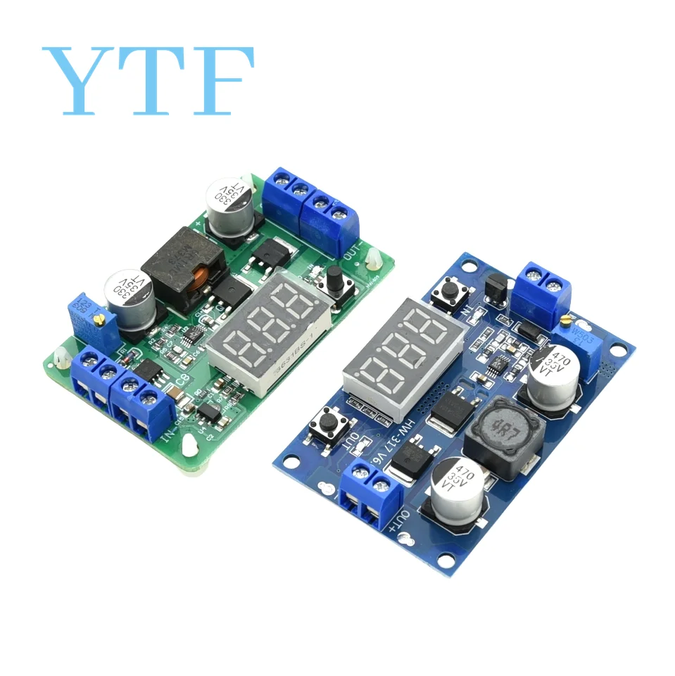 

Регулируемый повышающий преобразователь LTC1871 DC-DC Boost, модуль источника питания, светодиодный вольтметр, измеритель напряжения/кнопочный переключатель, 1 шт.