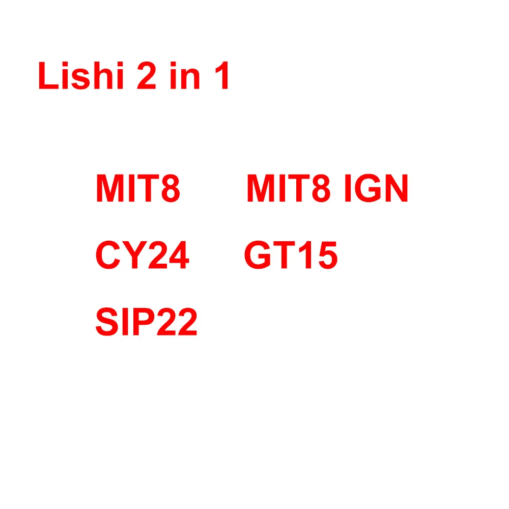 Lishi 2 in 1 tool MIT8 MIT8 IGN CY24 GT15 SIP22 for FIAT