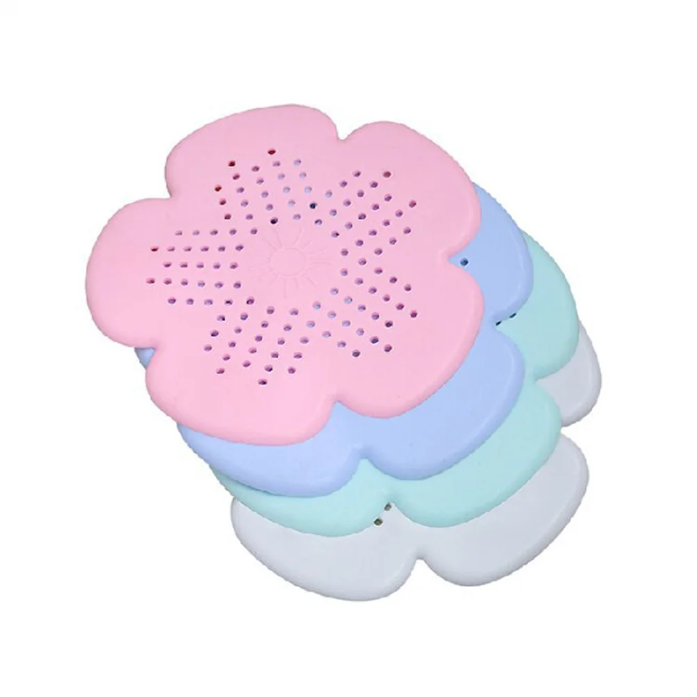 

Silicone Floor Drain Large Flower Design Kitchen Sink Anti-Clogging Filter For Hair Residue Catcher Durable 50℃ Bathroom
