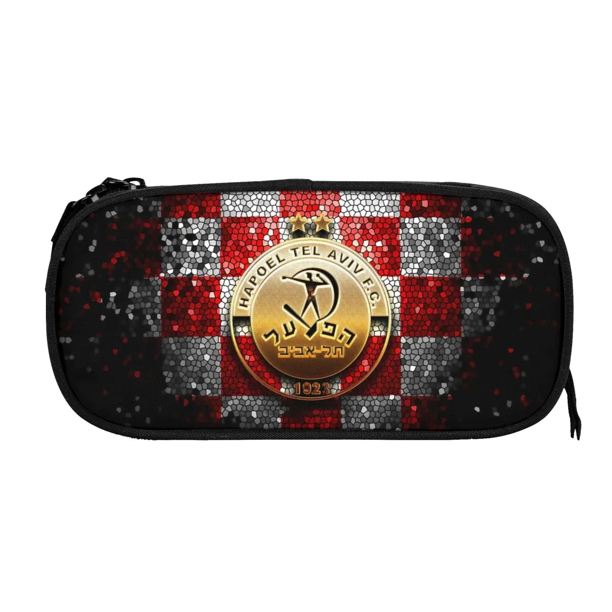 Hapoel Tel Aviv Big Capacity Pencil Pen Case Office College School Large Storage Bag Pouch Holder Box Organizer