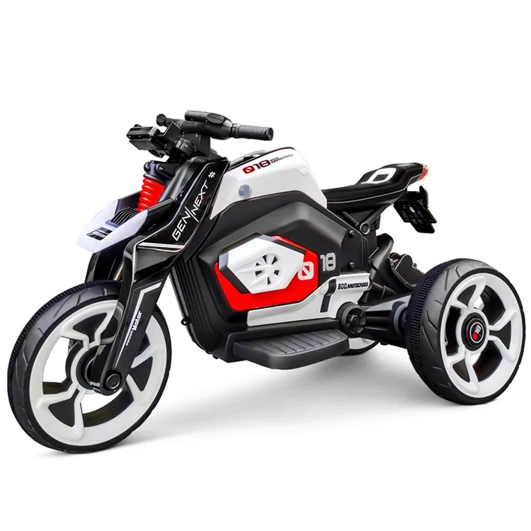 Children's motorcycle electric 12v power supply single  double drive three-wheel children's   riding