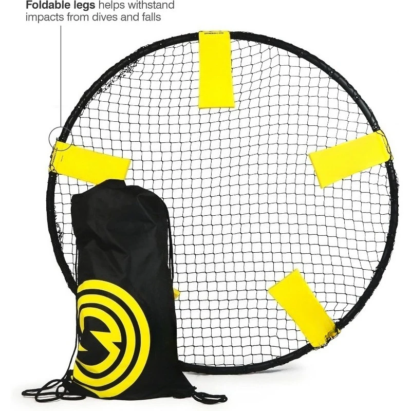 3 Ball Original Roundnet Game Set - Includes 3 Balls, Net And Bag