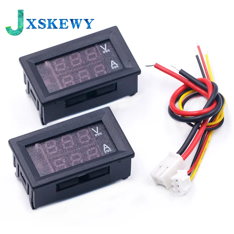 DC 0-100V 10A Digital Voltmeter Ammeter Dual Display Voltage Detector Current Meter Panel Amp Volt Gauge 0.28\