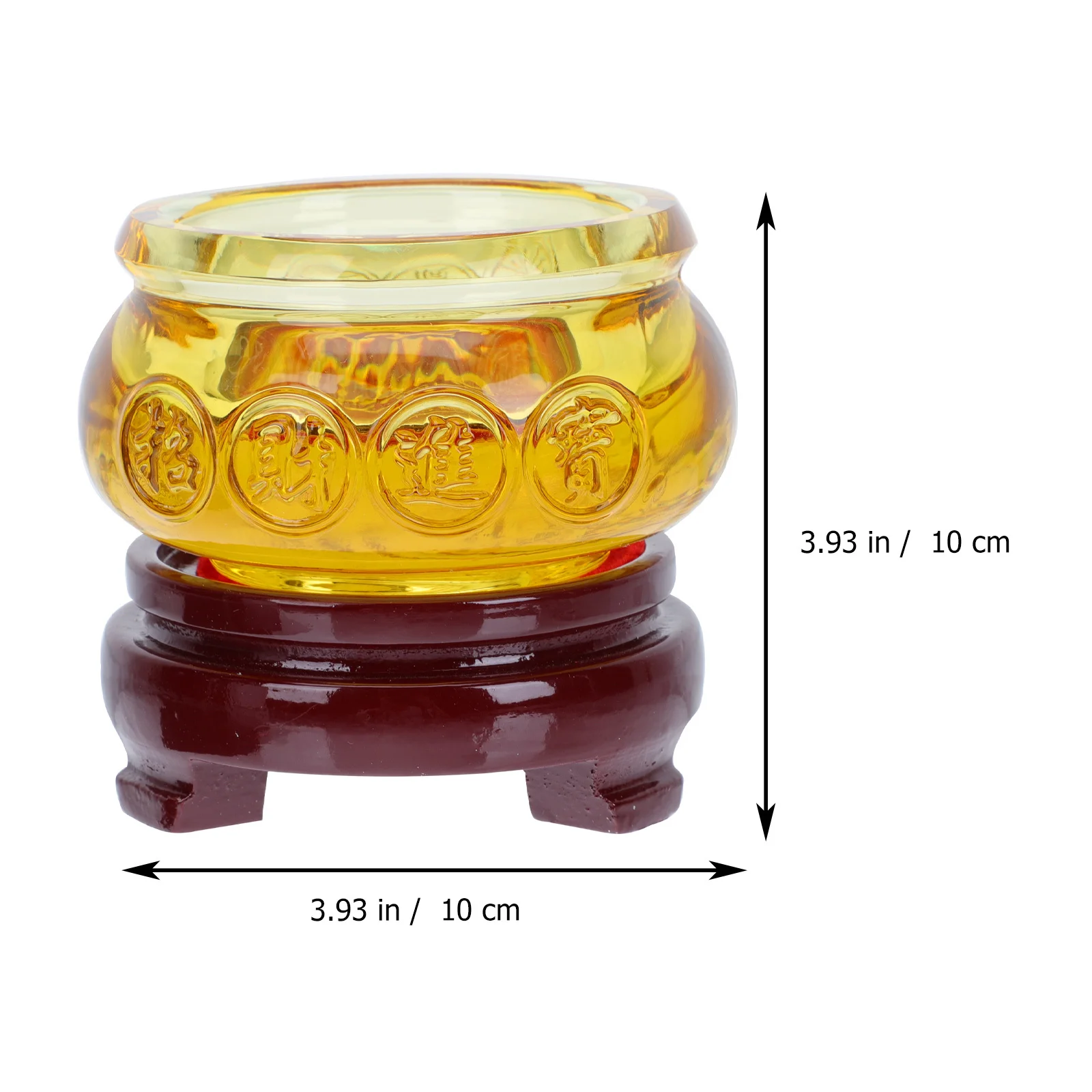 

1Set Cornucopia Ornament Desktop Decor Bowl Decoration Creative Symbol for Office Housewarming Gift