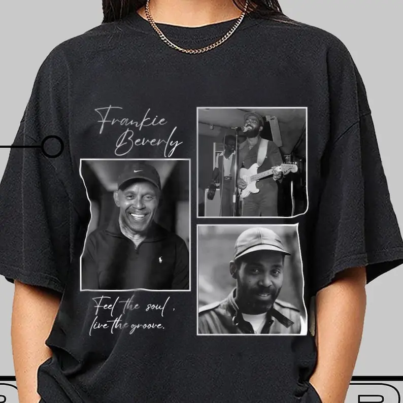 Vintage Frankie Beverly T-Shirt, St. Patricks Day Gift for Women and Men