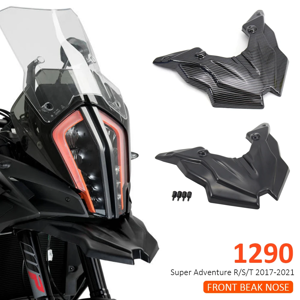 

FOR 1290 Super Adventure R/S/T Front Nose Fairing Cowl 2021 2020 2019 2018 2017 Motorcycle Front Beak Wheel Fender Carbon fiber