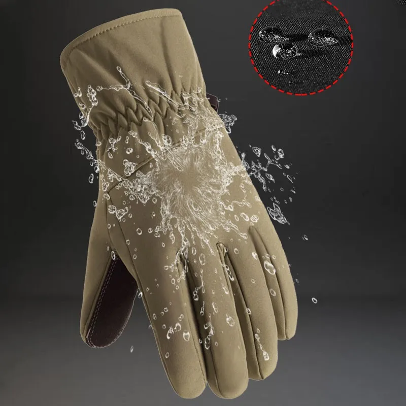 

Winter Skiing Gloves Touch Screen Men Cycling Climbing Motorcycle Riding Gloves Women Waterproof Thermal Warming Ski Gloves