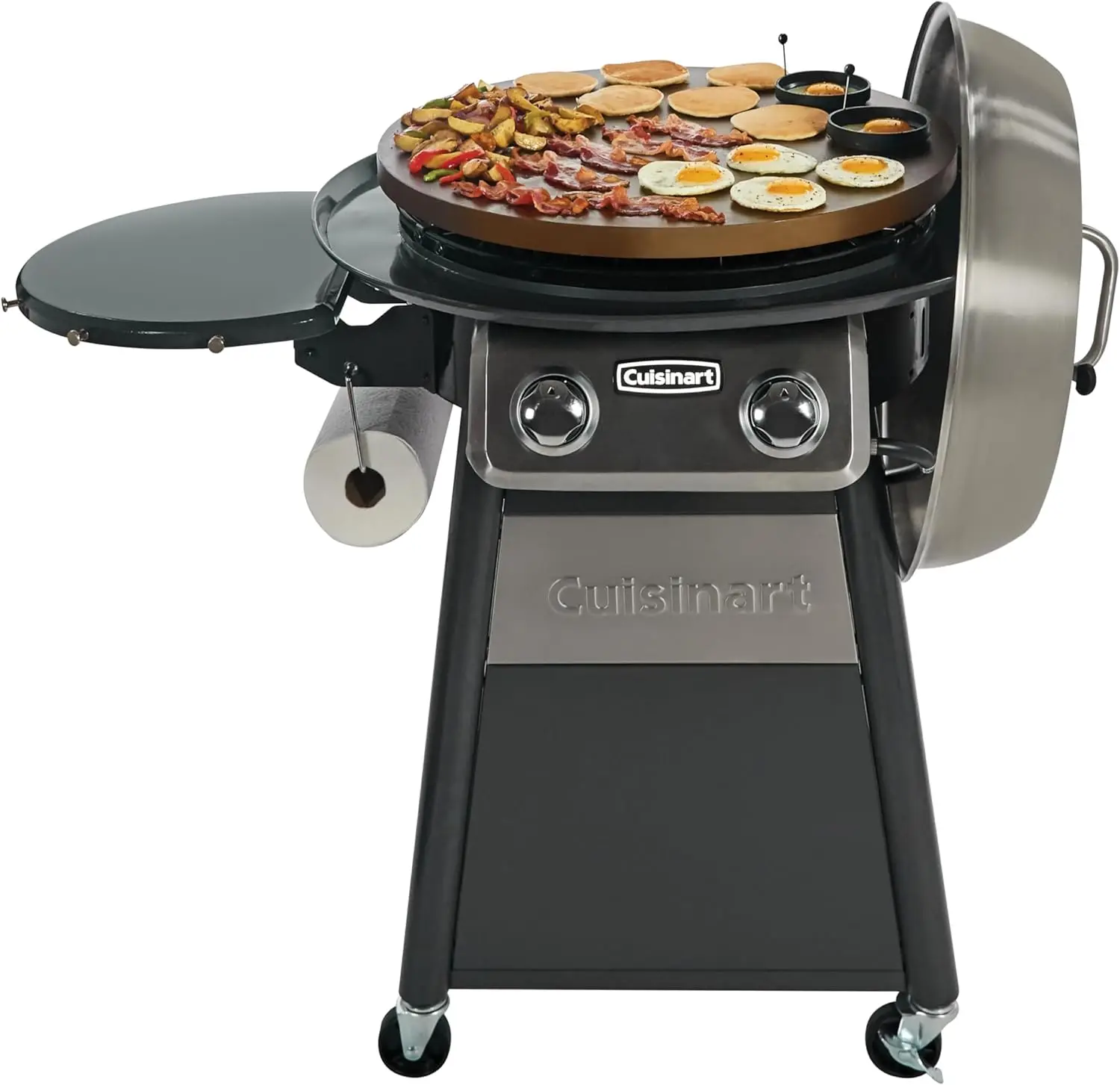 

Cuisinart CGG-888 Outdoor Stainless Steel Lid, 360° Griddle Cooking Center