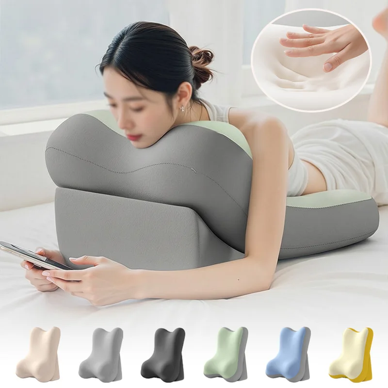 Multifunctional Memory Foam Pillows Adjustable Height Ergonomic Waist Back Neck Support Cushion for Bed Sofa Bedroom Reading