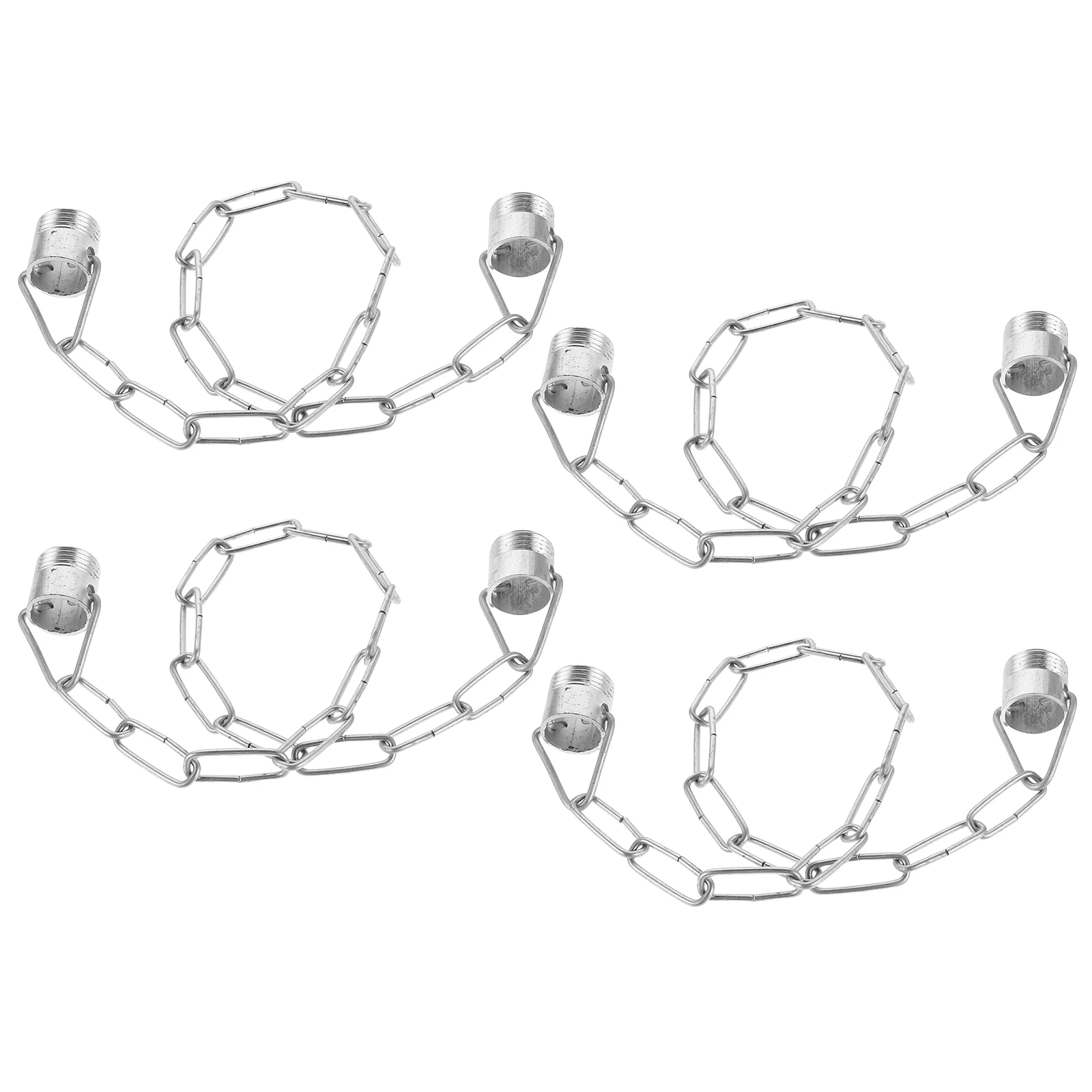

4pcs Lamp Hanging Chain Vintage Industrial Coating Light Metal Extension for Lamps Ceiling Accessories Adjustable