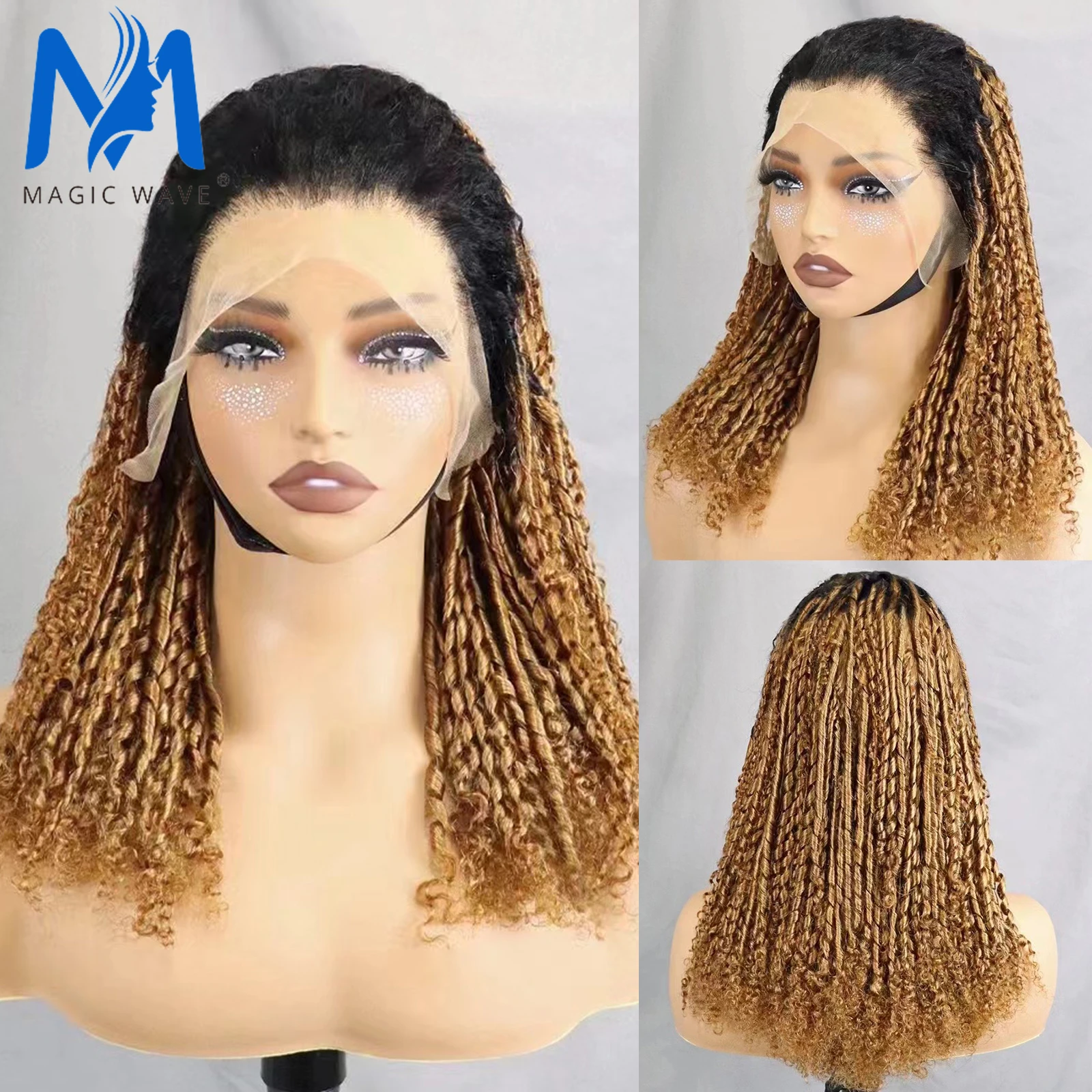 

13x4 lace Frontal Glueless Curly Human Hair Wigs Brazilian Remy Hair for Black Women 250% Density Curly Bob Human Hair Wigs