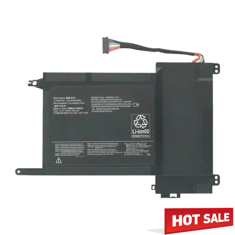 New Laptop Battery L14M4P22 for Lenovo IdeaPad Y700 Y700-17iSK Y700-15ISK 14.8V 4050mAh 60Wh Long Endurance Lithium Battery