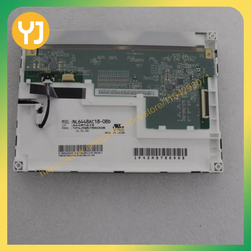 NL6448AC18-08F 5.7 Inch 640x480 High Brightness Wide Temperature 6.8G Vibration TFT LCD Display