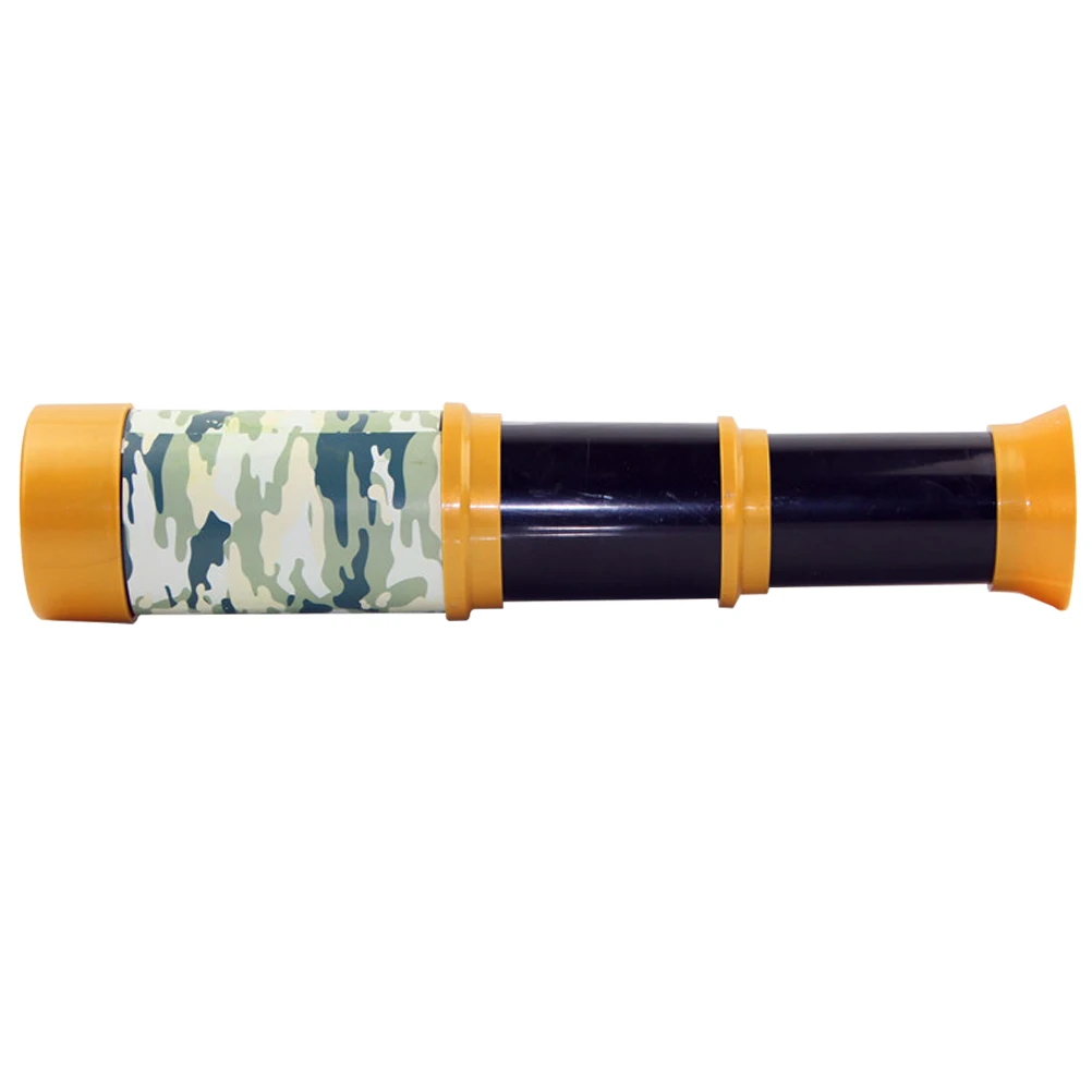 

Camouflage Telescope Pirate Toy Kids Outdoor Telescopic Monocular Halloween Props Childrens Day Gifts Safe Plastic Craft Fun