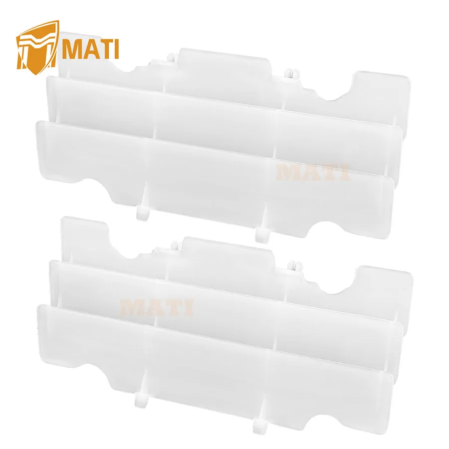 M MATI Left & Right Radiator Grille Louvre Rad Guard for Honda CR125 1992-1997 19033-KZ4-860