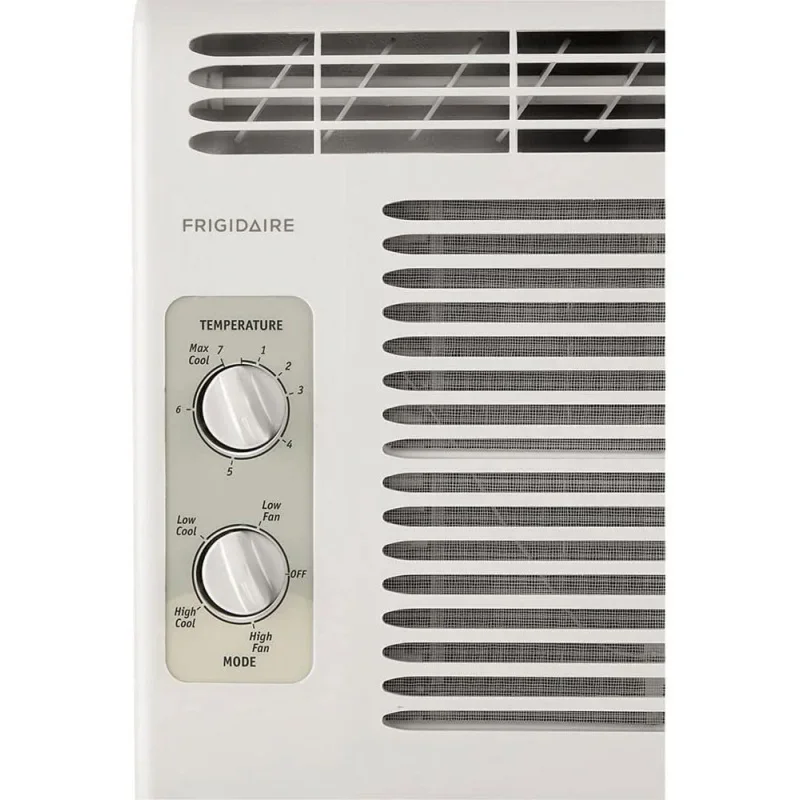 Frigidaire-Aire acondicionado FFRA051WAE para habitación montado en ventana, 5.000 BTU, con Control de temperatura y filtro lavable fácil de limpiar