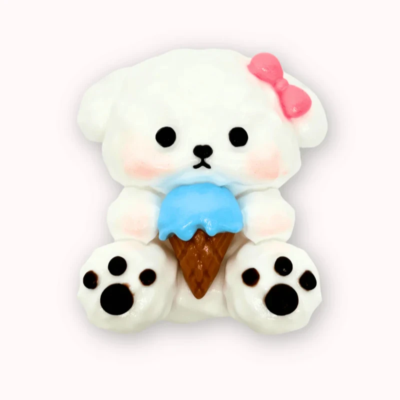 

Food Grade Silicone Ice Cream Puppy Handmade Taba Squishy Toy