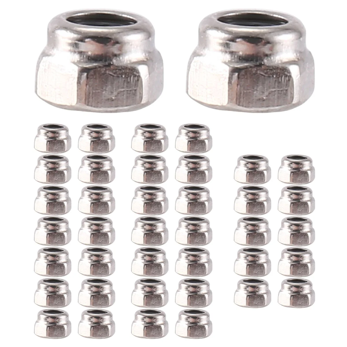 40Pcs Metal M2.5 Screw Nut for Traxxas TRX4M 1/18 RC Crawler Car Upgrade