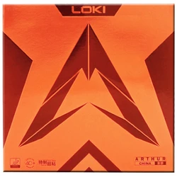 LOKI ARTHUR CHINA Table Tennis Rubber Super Sticky Original WANG HAO LOKI ARTHUR Pimples In Ping Pong Rubber with Orange Sponge