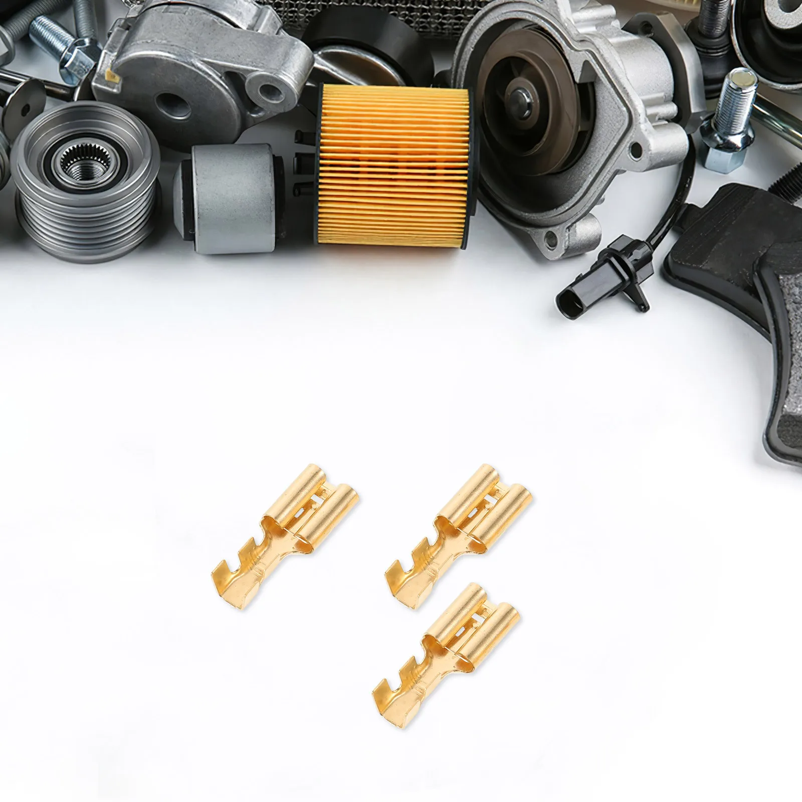 

50Pcs Auto Wire Connectors Kit Precision Crafted Terminal Connectors Reliable Circuit Connection Built to Last for Harsh