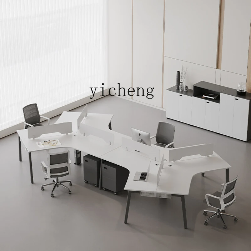 

XL Office Table and Chair Combination Combination Table and Chair Screen Holder Staff Position Staff Desk