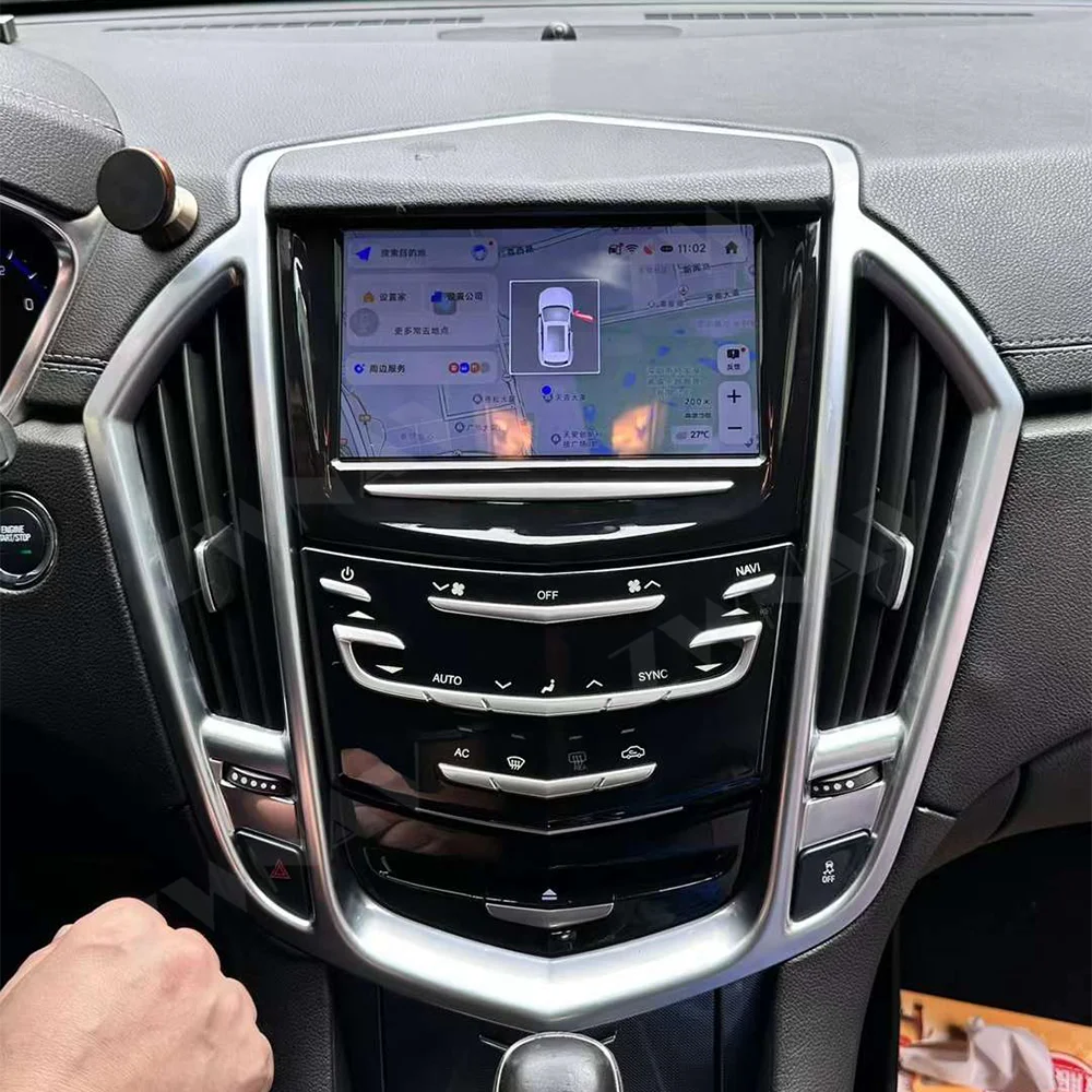 Unidade Principal Multimídia Automóvel, Carplay, Rádio, Navegação GPS, 8 Polegada, Cadillac CTS 2011 2012 2013 2014 2015 2016 2017 2018 2019