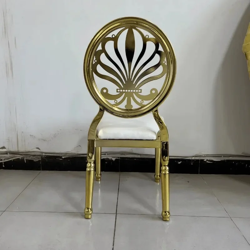 

Luxury Dining Hotel Chairs Banquet Elegant Events Metal 20pcs Wholesale Hotel Chairs Party Sillas Para Eventos Hotel Supplies
