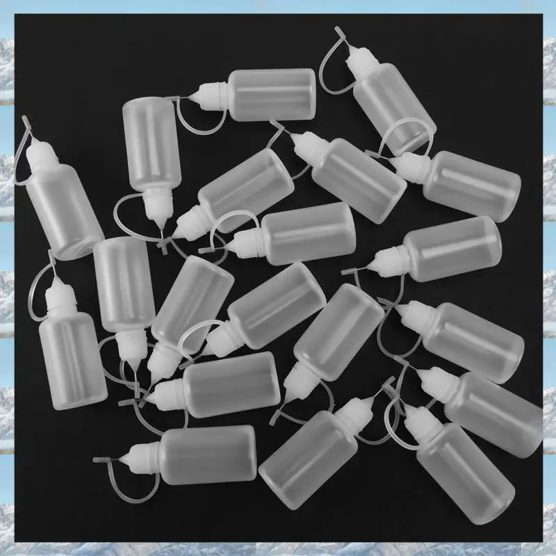 2025 Hot Style 60 قطعة زجاجة قضيب ذات طرف دقيق، زجاجة غراء قضيب فارغة لمشاريع الإلتصاق الصغيرة، 30 مل / 1 أونصة