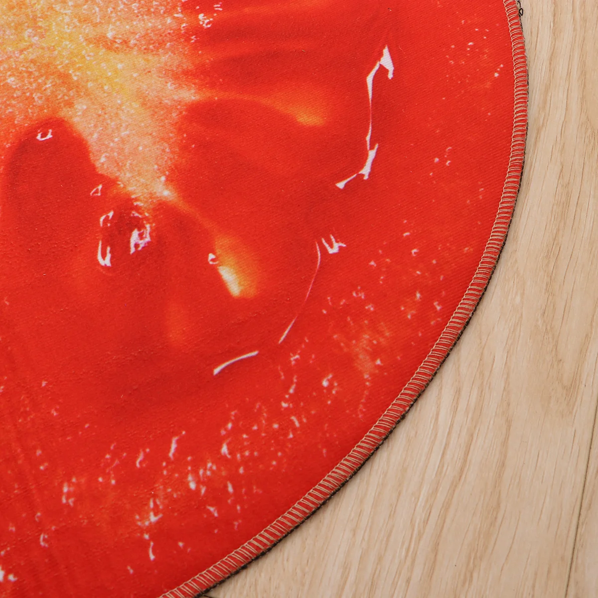 

Non-slip Mat Round Ground Cartoon Soft Fruit Rug Tomato Water Absorption